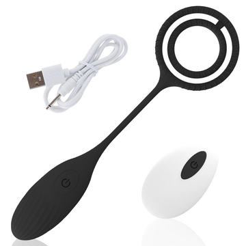 Penis Vibrator with Anal Plug / Male Masturbator & Vagina Ball /  Sex Toy for Men and Women - EVE's SECRETS